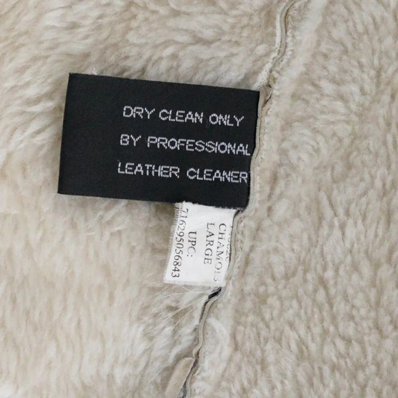 Vintage Avanti  100% Leather Shearling Beige Jacket Size 8 - Picture 15 of 16